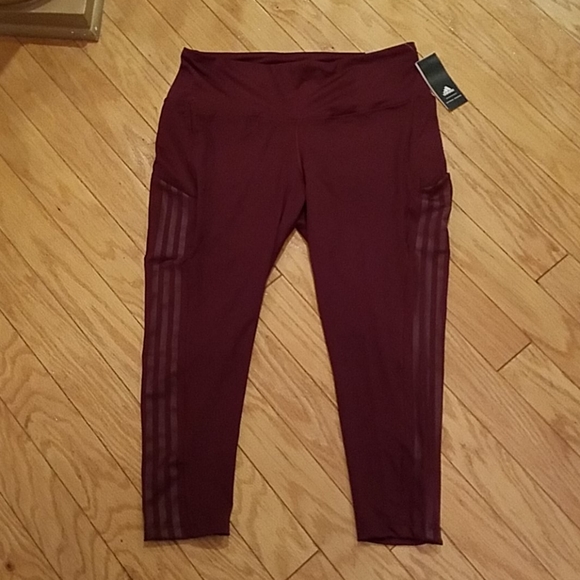 adidas Pants - NWT plus size Adidas 7/8 tights